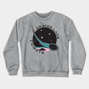 Crater Lake Comets Logo with Team Name Crewneck Sweatshirt